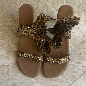 Leopard Sandals